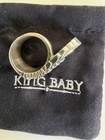 King Baby Wing Ring  Sterling Silver  Size 11 5