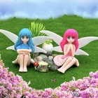 4pcs Miniature Fairy Figurines flower Mini Fairies For Garden Accessories