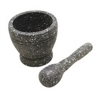 Marbleized Mortar   Pestle Set Herb Spice Grinder Bpa-free Plastic Bowl