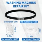 Washing Machine Repair Kit Compatible Ge Hotpoint Washer Appliance Replacement