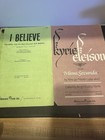 Large Lot Of Vintage Shawnee Press Choral Sheet Music     1950s   1980s Arrangements