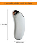 Heavy Curved Lighter Case Cover Holder Sleeve Pouches Metal Ergonomic Design For