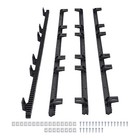 4pcs Gear Racks Door Mounted Nylon Door Gear Racking New
