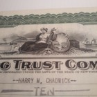 4 Irving Trust Company Bank Stock Certificates New York