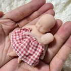 Cute Mini Silicone Reborn Baby D-oll 1 9-3 9  Life Like Soft Baby D-oll Toy Gift