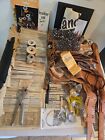 Huge Lot Of Vintage Craftool Leather Working Tools  Templates  Leather   More  