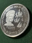 Turks And Caicos Islands 1975 Silver  925 Coin 20 Crowns Age Of Exploration