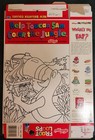 Vintage 1993 Kellogg s Froot Loops Cereal Box  Free Shipping   