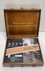 Vintagecrafts Iezzone Cocktail Smoker Kit Wooden Box 6 Wood Chip Tins   Torch