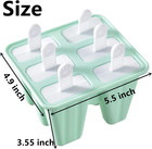 Popsicle Mould   popsicle Molds 6 Pieces Silicone Ice Pop Molds Bpa Free Popsicle