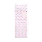 Kids Ultra-soft Light-weight 3-in-1 Indoor Slumber Sleeping Bag Nap Mat hearts 