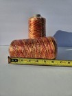 Orange Yellow White Ombre Embroidery Sewing Thread 2 Pk 1 Pound Total Halloween 
