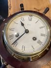 Vintage Schatz 8 Day Ships Bell Clock W key Nautical For Restore