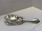 Vintage 1930s Silver Plated Vanity Dresser Hair Brush Collectible Decor