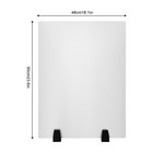 Indoor Office Partition Desk Divider Acrylic Desktop Privacy Panel 24 18in Us