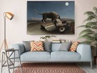 The Sleeping Gypsy Canvas Print By Henri Rousseau  Painting Reproduction Art