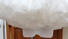 Vintage Nita Smith Square Dancing 19  Petticoat White 2 Layers Size Petite 