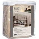 Forpro Premium Designer Flannel 3-piece Massage Sheet Set  Island Tranquility