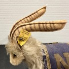 Vintage 1950s Steiff Us Naval Academy Goat Mascot Mohair W  Blanket   Button