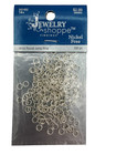 Jewelry Shoppe Findings Jump Split Rings Heavy Gauge Plated Silver  4 5 6 8 12mm