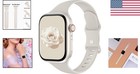Elegant Silicone Replacement Band For Apple Watch 38-49mm - Slim   Breathable