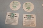 Lot Of 4 Beer Coasters Unser Burgerbrau Kur Pils   Wieninger Bier
