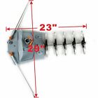 Hdtv Amplified Digital Hd Tv Outdoor Antenna 150 Miles 360 Rotation Uhf Vhf Fm