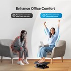 Foot Rest For Under Desk At Work  Adjustable Footrest With Massage Texture An   