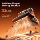 Jigoo T600 Bed Vacuum Cleaner With Uv-c Light  15kpa Suction 700w Powerful