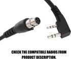 2-pin To 5-pin Coil Cord For Two Way Radios headsets 5-pin Industrial    
