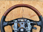 2000-2001 Lexus Es300 Factory Wood Leather Steering Wheel Rare Black Oem