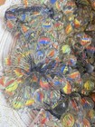 Lot Of 400  Cats Eye Glass Marbles  5 8  16mm A 25mm Boulder Inside Each Bag