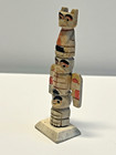 Original Inuit Eskimo Hand Carved Totem  Early 1900 s  Miniature 3 1 4   Lot  a2
