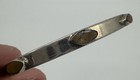 Vintage Modernist Sterling Silver Agate Cuff Bracelet Taxco Signed 925 Estate