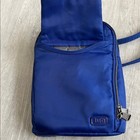 Lug Pitter Patter Blue Crossbody Bag Rfid Travel Organizer Purse Adjustable