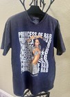 Aaliyah  princess Of R b  Graphic T-shirt Black Xl Princess Of R b Music Tee