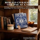 The Book The Ultimate Guide To Rebuilding A Civilization - Inspirational Science