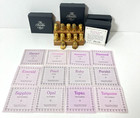 Set 12 Franklin Mint Victorian Jeweled Thimbles Solid Sterling Silver W 24k Gold