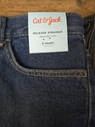 Lot Of 2 Cat And Jack Relaxed Straight Jeans Boy 8 Husky Adjustable Waist School