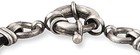 Bangle Cuff Bracelet Vintage Silver Steel Chain Link  Jewelry Mens Womens