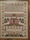 Just Nan Winterhaven Cross Stitch Sampler Chart  Stitch Guide   Embellish Pack