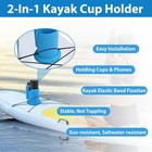 Paddleboard Cup Holder  Paddle Board And Kayak Drink Holder  2-in-1 Drink   P   