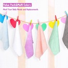 Baby Washcloths 24-pack7  x9   Microfiber Coral Fleece Baby Towels Super Soft   