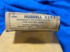 1 Hubbell 3393 Cast Aluminum Plate Switch Or Single Receptacle Cover
