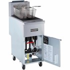 Patriot Pt-f3-lp 35 - 40 Lb  Lp Gas Stainless Steel Floor Deep Fryer 15-1 2 w