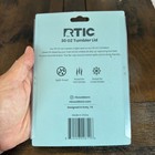 Rtic 30 Oz Spill Proof Flip Top Tumbler Lid  Plastic  Clear black  Nip