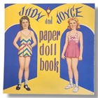 Uncut 1943 Saalfield Judy And Joyce Paper Doll Book  116 Vintage Wwii Era