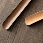 55cm Long Shoe Horn For Seniors     Beech Wood  No-bend Design  Magnetic Base