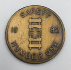 1982 Chessie System Safety Alert Token     New Old Stock - Railroad Railway Train