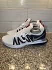 Nike Shox Gravity White metallic Silver Low Top Athletic Sneaker Ar1999-104